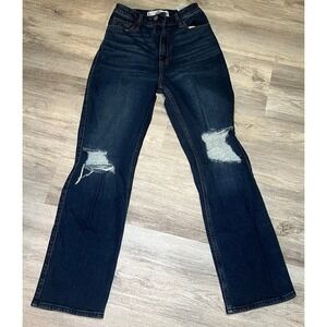 Hollister, curvy ultra high rise Dad Jean size 1 regular‎